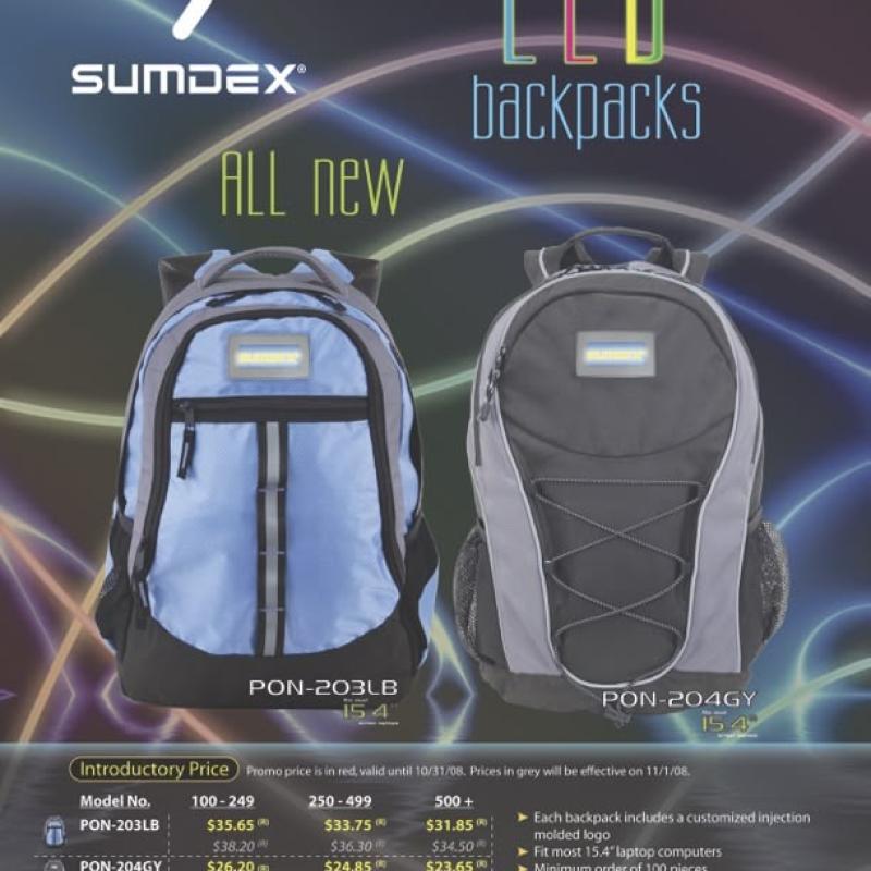 Flyer Design Led Backpacks 01